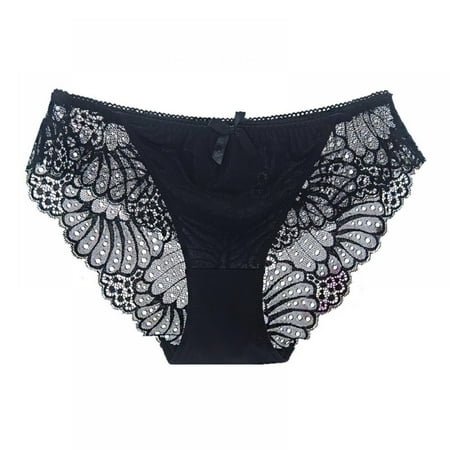 

Spdoo Basic Underwear Low Rise Breathable Cotton Thongs for Women Set of 2