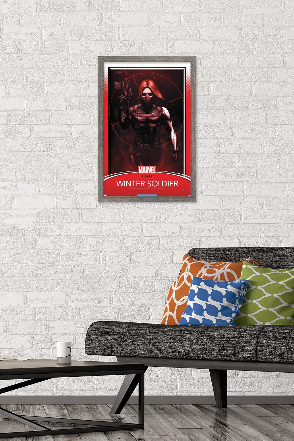 Marvel Comics - Winter Soldier - Tales of Suspense #100 Variant Wall Poster, 14.725" x 22.375", Framed