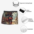 thumbnail image 3 of Gukieu Tribal Futuristic Warrior Print Men's Boxer Briefs, High Elastic Moisture Wicking Boxer Briefs Underwear-Large, 3 of 5