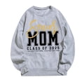 thumbnail image 1 of Mom Lady Sweatshirt Is All A Mess Long Sleeve Patterned Shirt Funny Saying Mom Pullover Top, 1 of 2