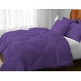 thumbnail image 4 of DNG Creations 3 Piece New Box Design Comforter 800 Thread Count ( Solid Purple Colour ) All-Season 550 GSM 100% Egyptian Cotton ( California King - Size ), 4 of 8