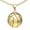 Gold, variant on HIJONES Men's Basketball Sport Pendant Necklace Stainless Steel Vintage Hip Hop Punk Pendant Chain Jewelry Black