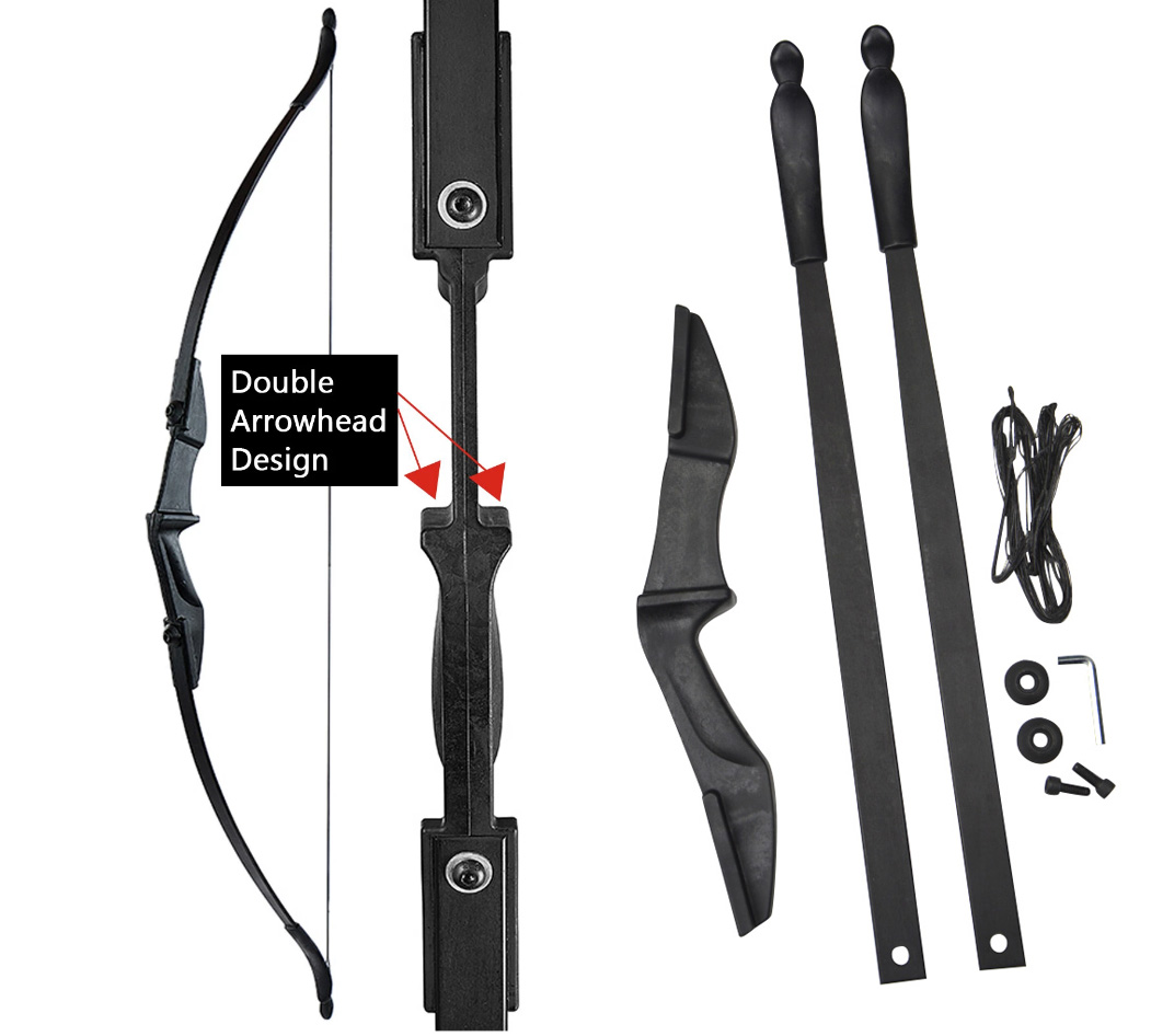 AMEYXGS Archery Recurve Bow for Beginner Halloween Gifts（Left Hand and Right Hand）