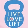 thumbnail image 2 of CafePress - Blue Live Love Lift Body Suit - Baby Light Bodysuit, Size Newborn - 24 Months, 2 of 4