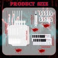 thumbnail image 3 of Tumao 20Pcs Halloween Decorations Blood Bags For Reusable Food Grade Bags Containers Prop Halloween Drink Pouches For Vampire Corpses Party, 3 of 7