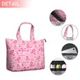 thumbnail image 2 of Pink Breast Cancer and Love Travel Tote Bags for Women Carry On,Large Weekender Bags for Women Travel,Multi Functional Duffle Bag for Work,Shopping,Sports, 2 of 5