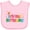 AD-Pink, variant on Inktastic It's My Birthday Letters Boys or Girls Baby Bib