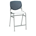 thumbnail image 3 of KFI Studios KOOL Armless Stacking Counter Barstool, White Seat, Navy Back, 3 of 6