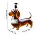 thumbnail image 3 of Botella De Vidrio 1Pcs 8.26x8.26x5.31" High Borosilicate Glass Wine Bottle for Whisky Brewing and Crafts with Dachshund Design JASKFLY, 3 of 9
