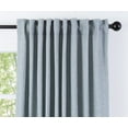 thumbnail image 4 of Chanasya 2-Panel Two Color Tone Textured Heavy Curtains - for Windows Living Room Bedroom Patio Office - Partial Room Darkening Window Treatment Drapes for Home Decor 52 x 84 Inches Long - Light Blue, 4 of 8