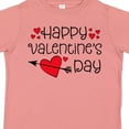 thumbnail image 4 of Inktastic Happy Valentines Day Red Hearts and Arrow Boys or Girls Toddler T-Shirt, 4 of 5