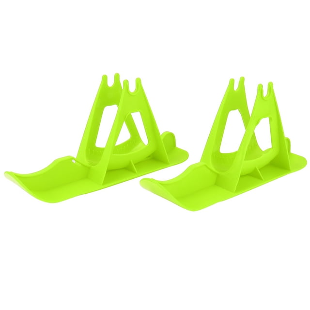 Balance Bike Scooter Parts, Snow Sledge Board Set, Plastic Kids Pedal Training For Snow Or Sand Green