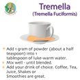 thumbnail image 3 of Extracto nutritivo de hongo Tremella en polvo | Polvo de extracto de tremella altamente concentrado (100 gramos), 3 of 9