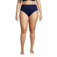 thumbnail image 3 of Lands' End Women's Plus Size Chlorine Resistant High Waisted Bikini Swim Bottoms, 3 of 3