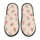 thumbnail image 1 of Balery Strawberries Pantuflas de Casa de Felpa Silenciosas con Diseño Estampado, Zapatillas Cómodas Antideslizantes de Algodón para Interior-Medium, 1 of 8
