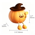 thumbnail image 3 of Halloween Pumpkin Night Light, Pumpkin Silicone Night Light with Witch Hat Cute Lollipop Pumpkin Tap Lamp, USB Rechargeable Lamp, Halloween Decorations Gift for Bedroom, 3 of 6