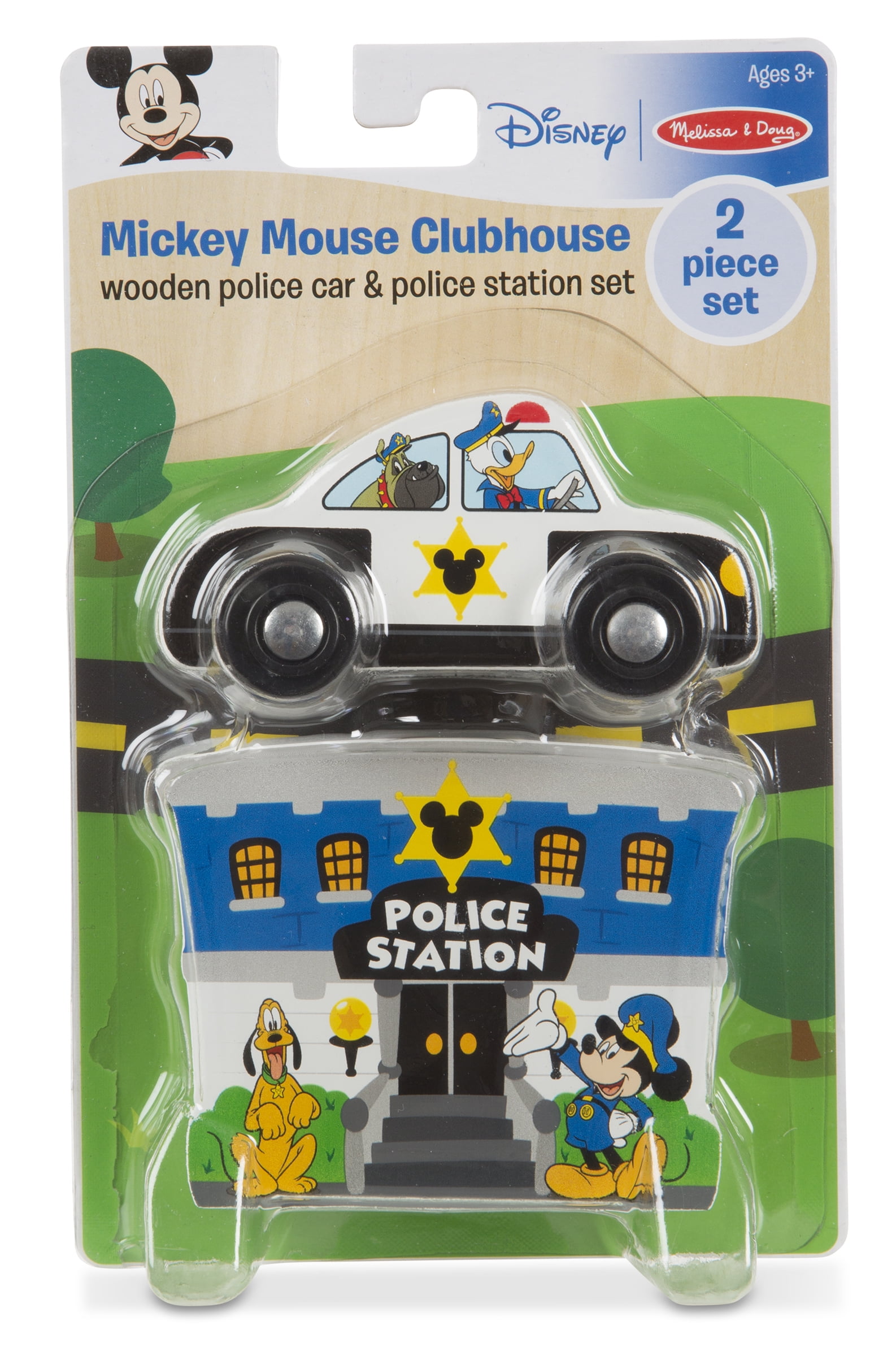 Mickey Police Car Station Set Com
