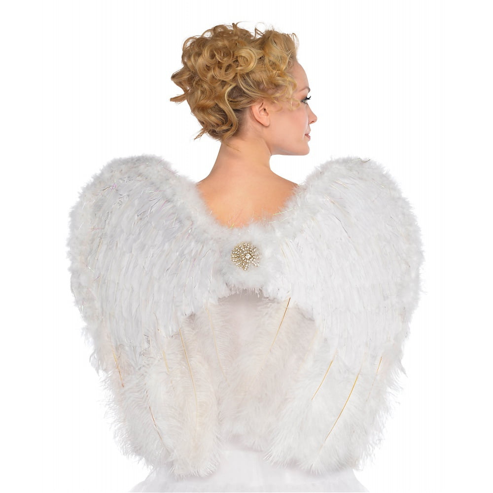 Angel Deluxe Feather Wings Adult Costume Accessory