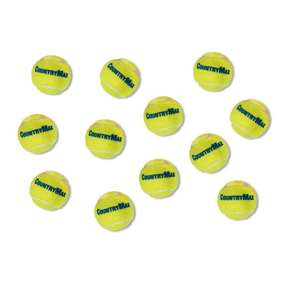 CountryMax Extra Small 1.8" Tennis Balls for Small Breed Dogs (12 Pack)