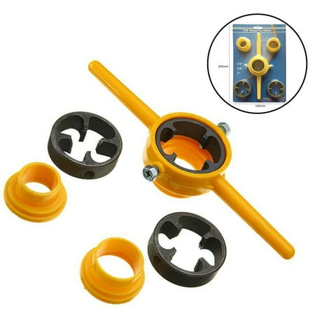 

6Pcs Manual Pipe Threader 12 34 1Inch Plumbing Pvc Thread Tool Maker Screw Die