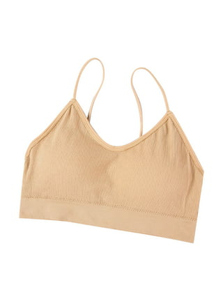 Womens Sports Bras Multipack Soft Seamless Sexy Spaghetti Strap Bra Fashion  Breathable No Steel Solid Lingerie, 1-beige, Medium : : Clothing,  Shoes & Accessories