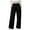 Black, variant on felwors Womens Wide Leg Pants Elastic Waist Trousers Casual Palazzo Pants with Pockets Black, M