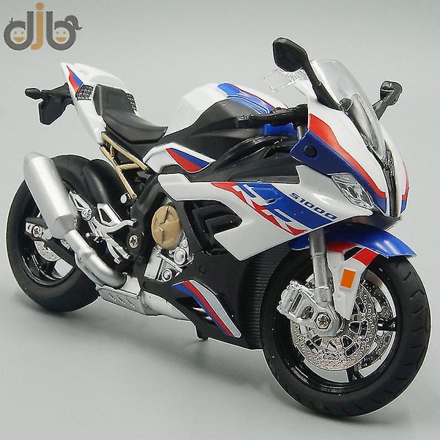 1:12 Diecast Motorcycle Model Toy S1000rr Replica With Sound & Light