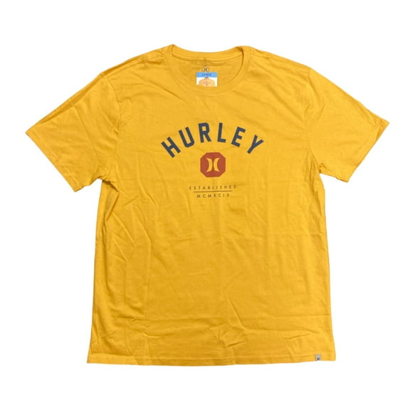 Hurley Men's Soft Short Sleeve Graphic Print Tee (Lenny, Medium)