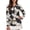 Classic Cow Print, variant on Brown Leopard Print Long Sleeve Workout Tops for Women UPF 50+ Golf Tops Sun Shirts Half Zip Quick Dry Hiking Athletic Running Fishing Shirts Moisture Wicking Athletic Polo,S