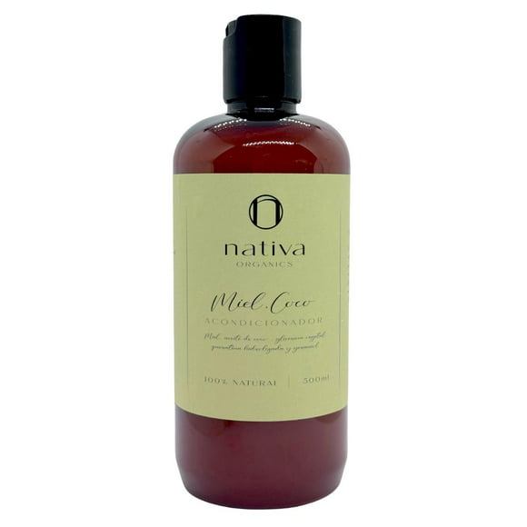 Acondicionador Miel Coco 100% Natural Nativa Organics 500 ml