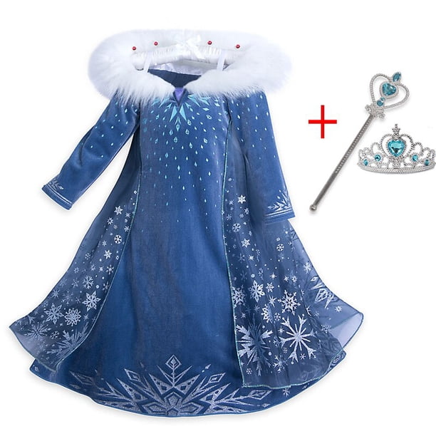 Vestido de princesa para niñas, disfraz de bella Blancanieves, Elsa, ropa de fantasía para Halloween, fiesta de cumpleaños, vestidos de Navidad para niños, 2023 Fivean unisex