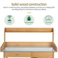 thumbnail image 4 of Yaheetech Garden Potting Bench W/Cabinet, Natural Wood, 4 of 9