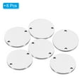 thumbnail image 3 of 20mm Steel Disc, 6Pcs Metal Stamping Blanks Tags Circle Round Metal Plate Strike Stainless Steel for Laser Engraving Stamping Craft Name Tag, Silvery, 3 of 7