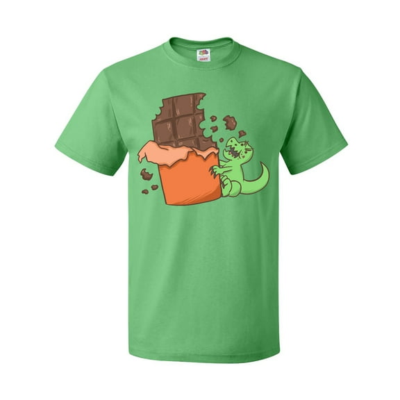 Inktastic Dino With Chocolate Bar T-Shirt