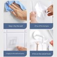 thumbnail image 1 of Baohd 7-Claws Hook Kitchen Hanger Rotatable Storage Rack Self-Adhesive Handbag Clothing Multi-use Home Bathroom Door Black, 1 of 6