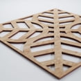thumbnail image 5 of Ekena Millwork 15 3/8"W x 15 3/8"H x 1/4"T Medium Garland Decorative Fretwork Wood Wall Panels, Red Oak, 5 of 18