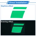 thumbnail image 7 of Unique Bargains Reflective Bumper Decal Green Rectangle Stripe Pattern Reflective Car Sticker Personalized Decoration, 7 of 7