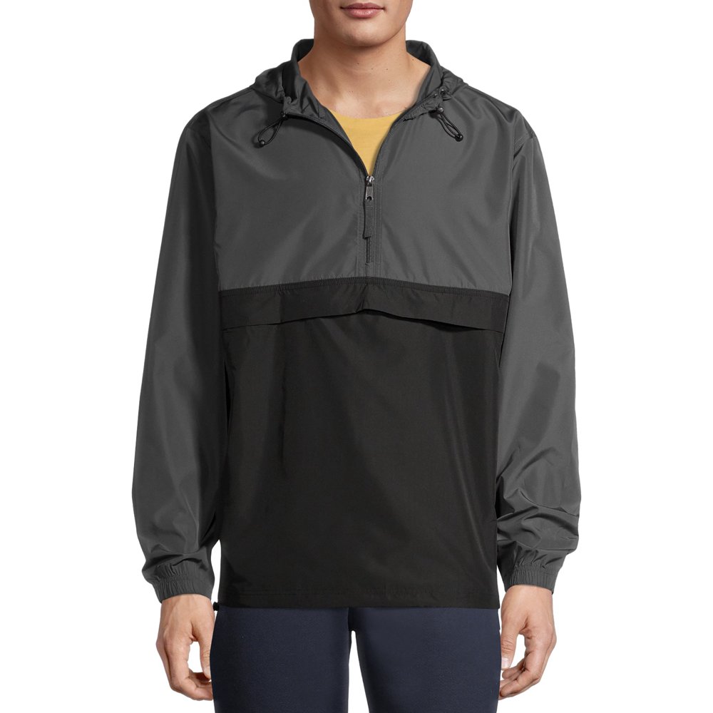 Swiss Tech SwissTech Men's and Big Men's Half Zip Windbreaker, up to