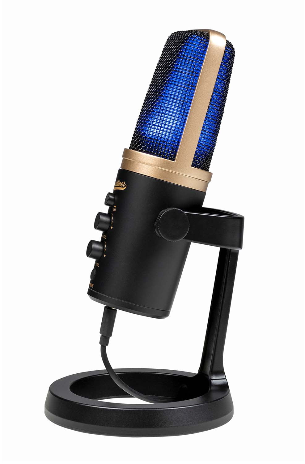 Headliner Roxy Stereo USB Microphone with Dual Condenser Capsules for Mac, PC, iOS and Android