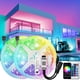 thumbnail image 2 of Tira de luces LED con Bluetooth, cinta luminosa con Control remoto, decoración para cocina, impermeable, RGB, 12V, 220V, 5050, 2 of 4