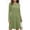 Green, variant on Muscularfit Fall Dress Loose Waist Dress Midi Crew Neck Long Sleeve Dresses
