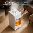 thumbnail image 2 of Livatro 6L Warm Mist Humidifier, Stainless Steel, Easy Clean, Sleep Mode, Auto‑Off for Bedroom/Large Room, 2 of 9