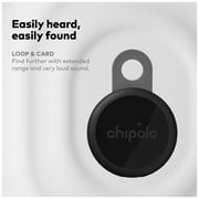 Chipolo LOOP & CARD Bundle - Rechargeable Bluetooth Tacker Item Locator for Keys, Bags & Wallets, Compatible with Apple Find My or Android Find Hub, Out of Range Alerts for Android & Call Your Phone