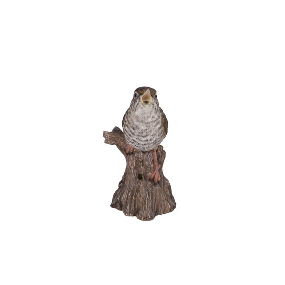 Hi-Line Gift Motion Activated Singing Troglodytes Stamping Stump 5.3 Inch