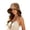 Coffee, variant on Outdoor Sun Hat For Travel Beach Hiking Casual Summer Style UPF Shade Wide Brim Lightweight Bucket Hats, Beige
