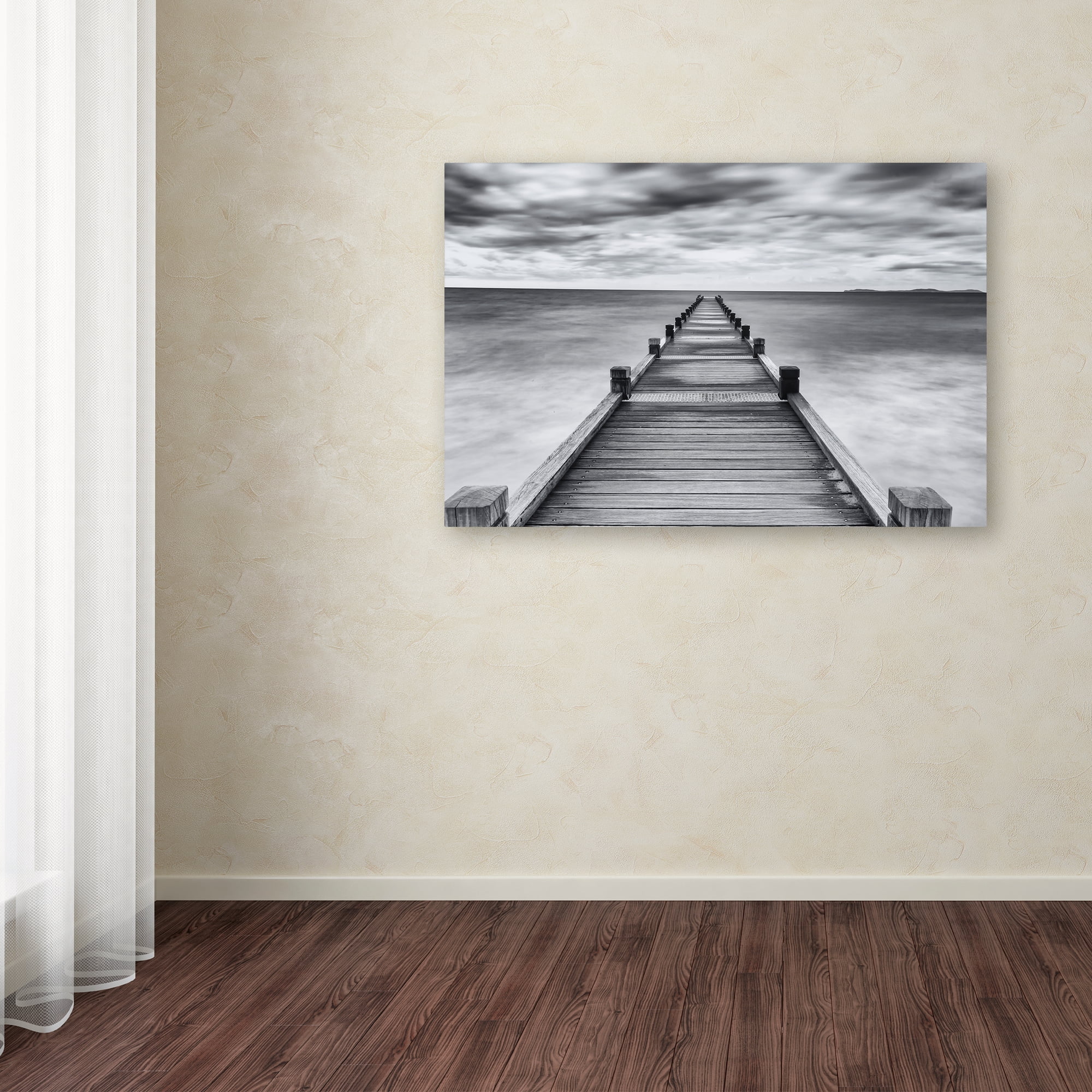 Jean-Louis Viretti 'Embarquement' Canvas Art
