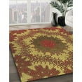 thumbnail image 3 of Ahgly Company Machine Washable Indoor Rectangle Transitional Orange Gold Area Rugs, 4' x 6', 3 of 7
