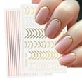 thumbnail image 2 of French Line Nail Art Stickers Stickers Salon de Beauté Sticker Sticker Sticker Sticker, 2 of 8