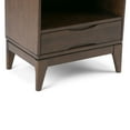 thumbnail image 5 of Harper 60 inch x 24 inch Solid Wood Mid Century Modern Bookcase with Storage in Walnut Brown, 5 of 10