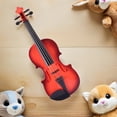 thumbnail image 2 of 1 Juego de violín de música simulada para niños, juguete de rendimiento, instrumento musical, adorno, 2 of 8